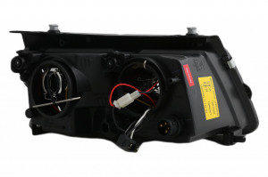 Faruri compatibil cu VW Passat 3B (1996-2000) pozitie angeleyes negru - Img 4