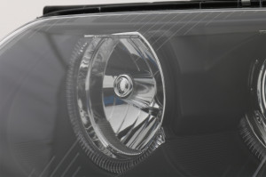 Faruri compatibil cu VW Passat B5 2000-2005 Angel Eyes Negru - Img 3