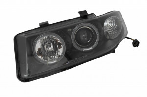 Faruri compatibile cu SEAT Leon, Seat Toledo 1999-2004 Angel Eyes Black - Img 4