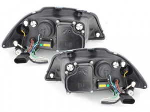 Faruri DAYLINE compatibil cu Seat Ibiza 6L 2002-2008 Negru - Img 4