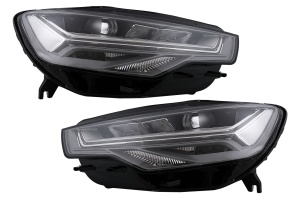 Faruri Full LED compatibil cu Audi A6 4G C7 2011-2014 Facelift Design conversie de la Xenon la LED