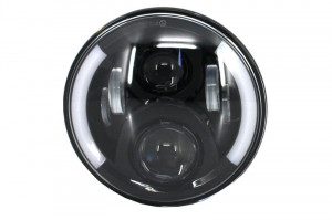 Faruri Full LED CREE compatibil cu Jeep Wrangler JK 2007-2017 - Img 2