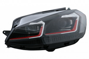 Faruri LED compatibil cu VW Golf 7.5 VII 2017-> GTI Look cu Semnal Dinamic - Img 4