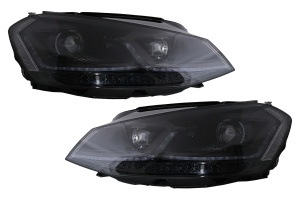 Faruri LED compatibil cu VW Golf 7 VII 2012-2017 Facelift G7.5 Design cu Semnal Dinamic - Img 2