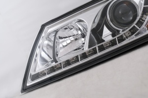 Faruri LED DRL compatibil cu Skoda Octavia II 2004-2008 Crome - Img 3