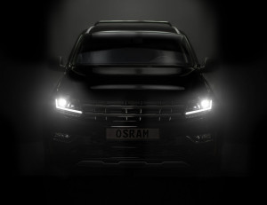 Faruri Osram LED DRL compatibil cu VW Amarok (2010-up) Semnal Dinamic Secvential Negru - Img 3