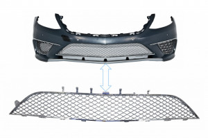 Grila Central Inferioara Cromata compatibil cu Mercedes S-Class W222 2013-2017 S65 Design - Img 4