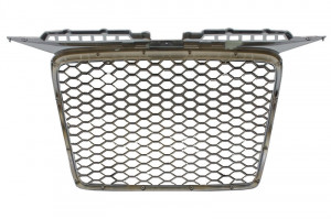 Grila Centrala compatibil cu AUDI A3 8P 2004-2007 RS Design Negru/Crom - Img 4