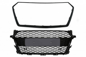 Grila Centrala compatibil cu Audi TT FV 8S 2015-2017 RS Design Negru Lucios