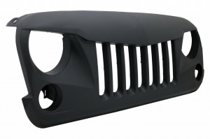 Grila Centrala compatibil cu JEEP Wrangler, Rubicon JK 2007-2017 Eagle Eyes Design Negru Mat - Img 2