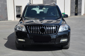Grila Centrala compatibil cu Mercedes GLK-Class X204 Facelift 2013-2015 GT-R Panamericana Design Crom - Img 7