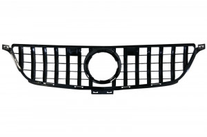 Grila Centrala compatibil cu Mercedes ML-Class W166 2011-2015 GT-R Panamericana Design Black - Img 2