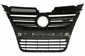 Grila centrala compatibil cu VW Passat 3C 2007-2010 Aluminiu Look - Img 4