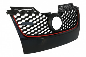 Grila Centrala Fara Emblema compatibil cu VW Golf 5 V 2003-2008 GTI Design - Img 2