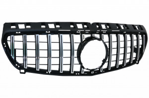 Grila Centrala MERCEDES Benz A-Class W176 2012-2015 GT-R Panamericana Design Crom - Img 2