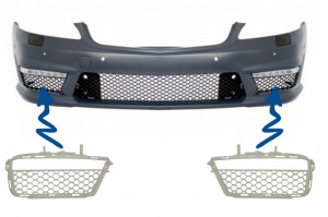 Grile Laterale Bara Fata compatibil cu Mercedes S-Class W221 2005-2012 S63 S65 Desing