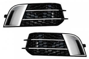 Grile Laterale compatibil cu AUDI A1 2010-> Negre