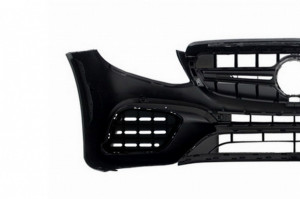Kit Exterior compatibil cu Mercedes E-Class W213 2016-2019 E63 Design Ornamente Tobe Negre - Img 5