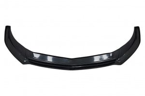 Lip Bara Fata compatibil cu Mercedes A-Class W176 AMG Facelift 2015-2018 Negru Lucios