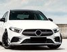 Lip Bara Fata compatibil cu Mercedes A-Class W177 V177 (04.2018-up) A35 Design Negru - Img 3