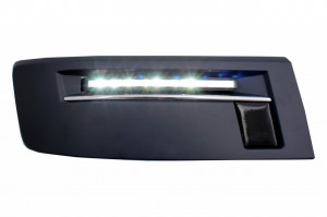 Lumini de zi LED DRL compatibil cu VW Transporter Multivan Caravelle T5.1 Facelift 2010-2015 - Img 4