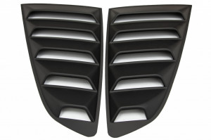Ornamente Geamuri Laterale Spate compatibile cu Ford Mustang 2015-2019 Negru Mat - Img 2