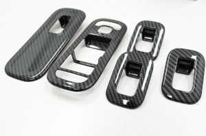 Ornamente interior Butoane Geamuri compatibil cu Mercedes A-Class W177 V177 2018-> Carbon LHD - Img 3