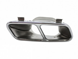 Ornamente pentru sistemul de evacuare compatibil cu Mercedes A-Class W176 2012-2018 CLA W117 C117 2012-2018 A45 CLA45 Design - Img 3