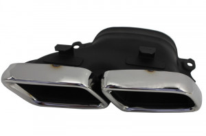 Ornamente tobe compatibil cu sistemul de evacuare Mercedes Benz C-Class W205 S205 C205 A205 E-Class W213 S-Class W222 GLE C292 GLE W166 GLC W253 X253 C253 C217 2014-> A-Design - Img 2