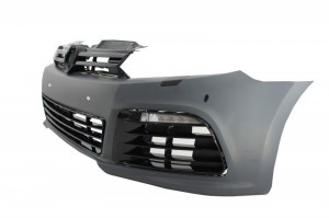 Pachet Complet Exterior compatibil cu VW Golf VI 6 MK6 2008-2013 R20 Look cu Praguri Laterale si Sistem de evacuare Catback - Img 3