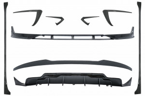 Pachet Exterior Aerodinamic compatibil cu Tesla Model 3 2017-> Carbon Look
