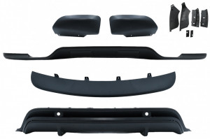 Pachet Exterior Aerodinamik si Bandou Ornament Protectie Portbagaj Aluminiu compatibil cu BMW X5 E70 LCI 2011-2013 - Img 2