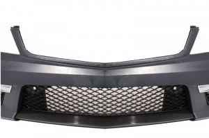 Pachet Exterior compatibil cu Mercedes C-Class W204 2007-2015 Facelift C63 Design - Img 3
