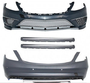 Pachet Exterior compatibil cu Mercedes S-Class W222 2013-2017 S65 Look cu Ornamente Tobe S65 Design