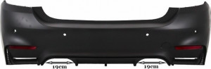 Pachet Exterior Complet compatibil cu BMW Seria 4 F32 Coupe F33 Cabrio 2013-> M4 Design - Img 4