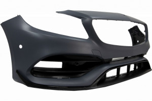 Pachet Exterior Complet compatibil cu Mercedes A-Class W176 2012-2018 Facelift A45 Design - Img 8