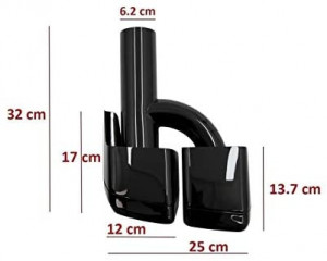 Pachet Exterior Complet compatibil cu Mercedes S-Class W221 2005-2011 si Ornamente evacuare Negre - Img 8