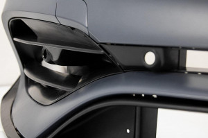 Pachet Exterior Complet cu Grila Neagra compatibil cu Mercedes A-Class W176 2012-2018 Facelift A45 Design - Img 6
