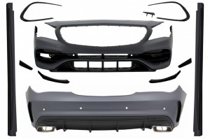 Pachet Exterior Complet cu Mercedes CLA C117 W117 2013-2018 Facelift CLA45 Design
