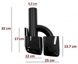Pachet Exterior Complet cu Ornamente cu Evacuare Negre compatibile cu Mercedes Benz E-Class W212 2009-2013 Design - Img 5