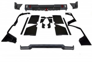 Pachet Exterior Complet Fibra de Sticla compatibil cu Mercedes G-Class W463 1989-2018 G65 B-Design