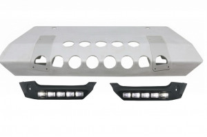 Pachet Prelungiri Bara Fata DRL Protectie Bara Off Road compatibil cu Mercedes W463 G-Class 1989-2017 4x4 Design