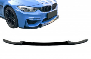 Prelungire Bara Fata compatibil cu BMW F80 M3 Sedan F82 M4 Coupe F83 M4 Cabrio (2014-2019) CS Style - Img 8