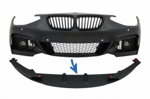 Prelungire Bara Fata compatibil cu BMW Seria 1 F20, F21 2011-2014 F22 F23 Seria 2 M Sport M-Performance Design - Img 2
