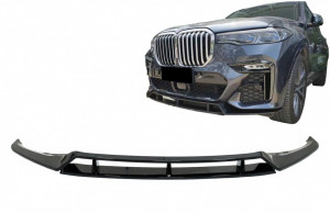 Prelungire Bara Fata compatibil cu BMW X7 G07 M Sport (2020->) Negru Lucios - Img 2