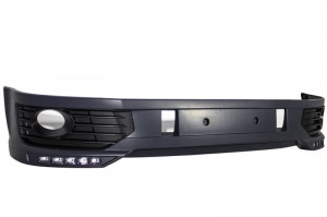 Prelungire Bara Fata cu DRL compatibil cu VW Transporter Multivan Caravelle T5 T5.1 Facelift 2010-2015 Sportline - Img 4