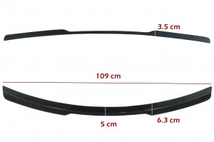 Prelungire Eleron Luneta compatibil cu Audi Q8 SUV 2018-> Sport Design Negru Lucios - Img 2