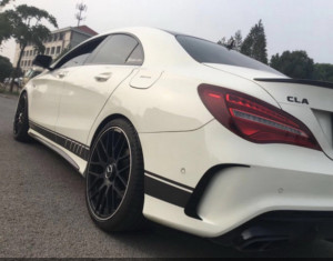 Prelungiri Extensii Bara Spate compatibil cu MERCEDES CLA W117 C117 X117 2013-2018 CLA45 Design Carbon Film Coating - Img 8