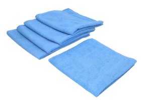 Set 5 lavete microfibra, 40 cm x 40 cm x 1.5 mm grosime, 320 g / mp