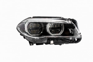Set faruri Full LED Angel Eyes compatibil cu BMW Seria 5 F10 F11 LCI 2014-2017 - Img 3